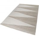 Tapis beige et blanc moderne SMART TRIANGLE Carpets & CO.