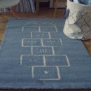 Tapis enfant Marelle bleu Art For Kids