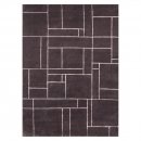 Tapis en laine Angelo gris foncé BALI noué main