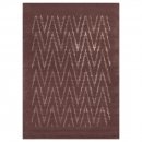 Tapis laine et viscose PARIS IKAT marron Angelo