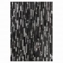 Tapis Angelo en cuir noir STAR