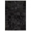 Tapis en cuir Angelo STARLESS patchwork noir uni