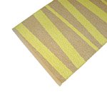 Tapis de couloir rayé ocre et jaune SOFIE SJOSTROM DESIGN ARE